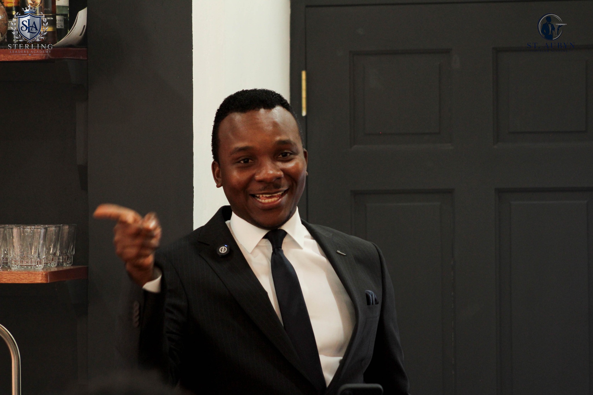 Mr Williams engaging participants during a leadership session